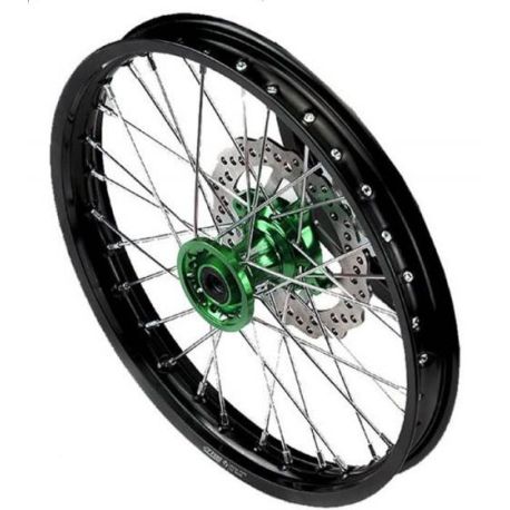 Complete Rim YCF Front 17" BIGY CNC Black (axle 15mm)