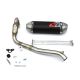 Echappement YCF SCALVINI by Mini 107 Single Alu INOX (Cadre START)
