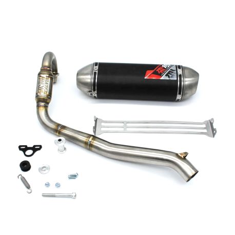 Echappement YCF SCALVINI by Mini 107 Single Alu INOX (Cadre START)