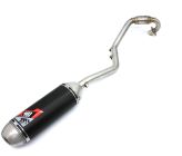 Echappement YCF SCALVINI Single Alu INOX (Cadre START)