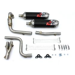 Echappement YCF SCALVINI by Mini 107 Single Alu INOX (Cadre BIGY)