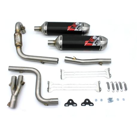 Echappement YCF SCALVINI by Mini 107 Single Alu INOX (Cadre BIGY)