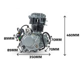 Moteur vertical 4T YX - 300cc Demarreur Electrique - Refroidissement à air