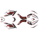 Kit decorazioni QUAD CRZ BULL 125cc - Rosso