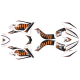 Kit décoraction QUAD CRZ BULL 150cc - Orange