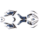 Kit decorazioni QUAD CRZ BULL 150cc - Blu