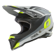 Casco da cross O\'NEAL 1SRS STREAM - Nero/Giallo fluorescente