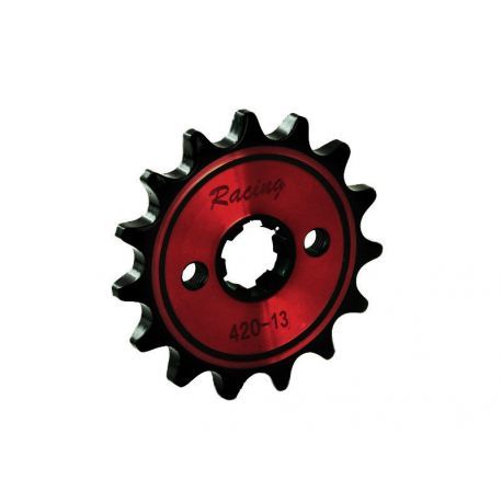 Pignon de sortie de boite Racing 420 13D 17mm Jaune