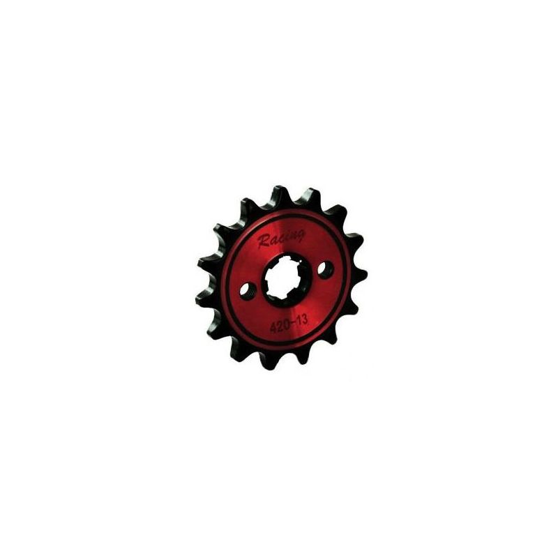 Pignon de sortie de boite Racing 420 13D 17mm Jaune