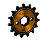 Pignon de sortie de boite Racing 420 13D 17mm Jaune
