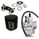 Kit carburatore NIBBI 24mm + Filtro Aria UNI - Nero