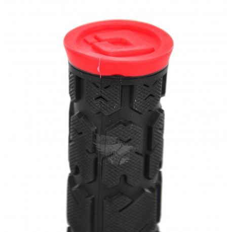 Poignée ODI Troy Lee Design MX - Noir/Rouge