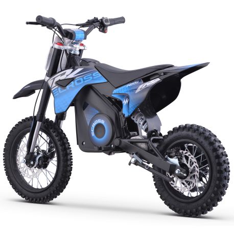Pit Bike Elettrica - CRZ 1400W 36V - E-Cross 10"/12" - Blu