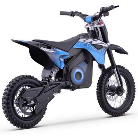 Pit Bike Elettrica - CRZ 1400W 36V - E-Cross 10"/12" - Blu