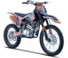Motocross CRZ 300cc S ERZ PRO 18&quot;/21&quot; - Rouge/Orange (2025)