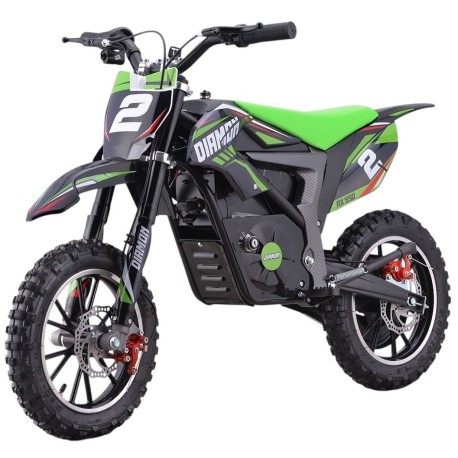 Pocket Bike électrique Diamon - RX 550W - 10"/10" - Vert
