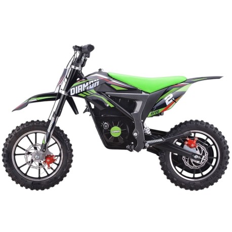 Pocket Bike électrique Diamon - RX 550W - 10"/10" - Vert