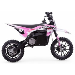 Pocket Bike électrique PROBIKE - SX 1000w - 10"/10" - Rosa