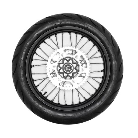 Set di ruote complete Supermotard - 17"/17" - Alluminio