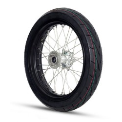 Pack de roue complète Supermotard - 17"/17" - Aluminium