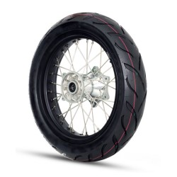 Set di ruote complete Supermotard - 17"/17" - Alluminio