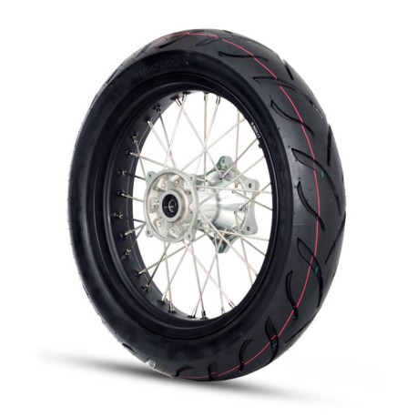 Set di ruote complete Supermotard - 17"/17" - Alluminio