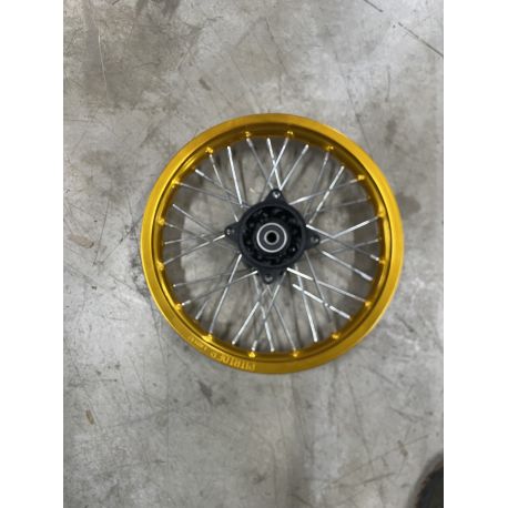 JANTE ALU - AVANT 12" (AXE 12MM) JAUNE