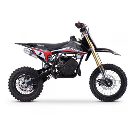 Pit Bike KEROX Storm - 65cc 2temps 10"/12" - Rouge
