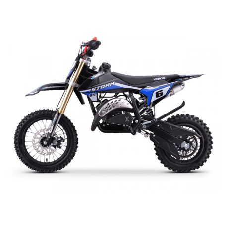 Pit Bike KEROX Storm - 65cc 2 tempi 10"/12" - Blù