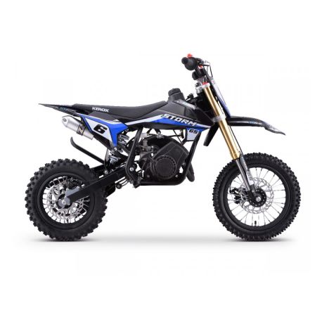 Pit Bike KEROX Storm - 65cc 2 tempi 10"/12" - Blù
