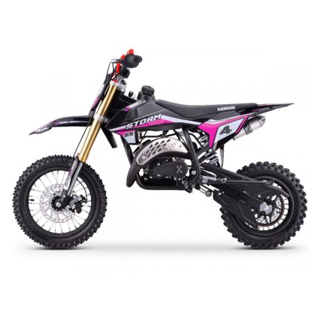 Pit Bike KEROX Storm - 65cc 2 tempi 10"/12" - Rosa