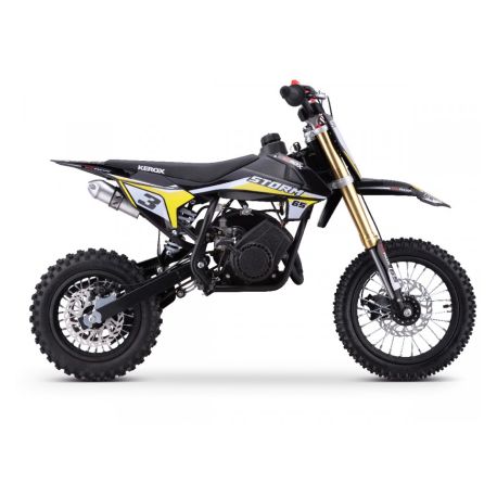 Pit Bike KEROX Storm - 65cc 2 tempi 10"/12" - Giallo