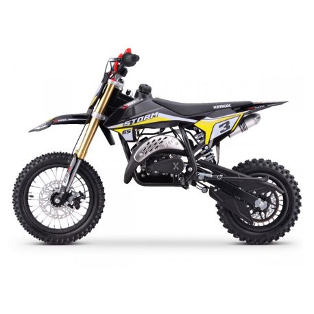 Pit Bike KEROX Storm - 65cc 2temps 10"/12" - Jaune