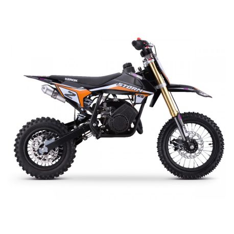 Pit Bike KEROX Storm - 65cc 2temps 10"/12" - Orange