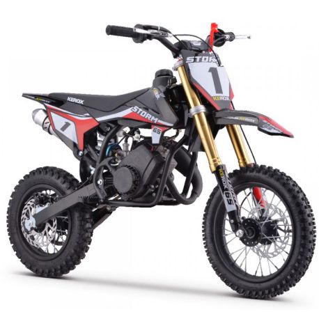 Pit Bike KEROX Storm - 65cc 2temps 10"/12" - Rouge