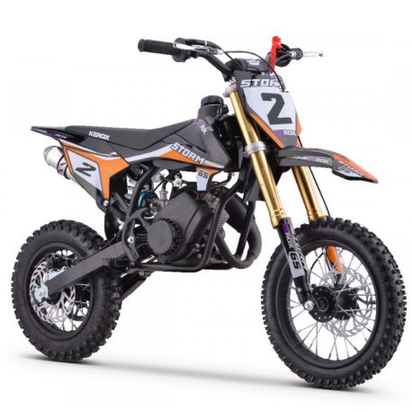 Pit Bike KEROX Storm - 65cc 2temps 10"/12" - Orange