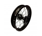 Roue Arriere 10" Noir acier 15mm