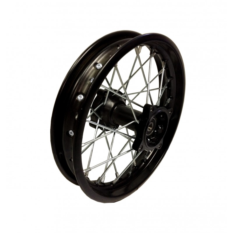 Roue Arriere 10" Noir acier 15mm