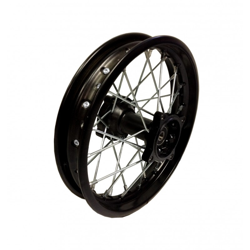 Roue Arriere 10" Noir acier 15mm