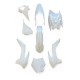 Kit plastiche completo -  ERZ 150/250cc - 16"/19" - Bianco