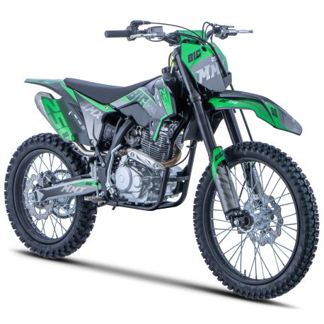 MotoCross Mini MX Big S 250cc 18"/21" - Verde (2025)