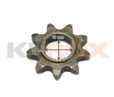 Pignon moteur - 25H - 9 Dents - Plat