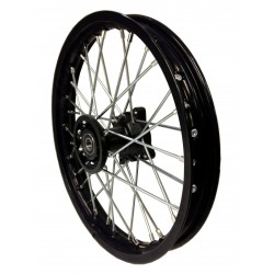 Front 14" Black Steel Rim...