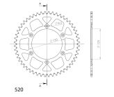 Couronne aluminium Motocross - SUPERSPROX - 520 (45, 50, 52 dents)