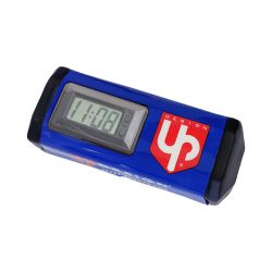 Mousse de guidon - UP Design - Horloge intégrée - Bleu