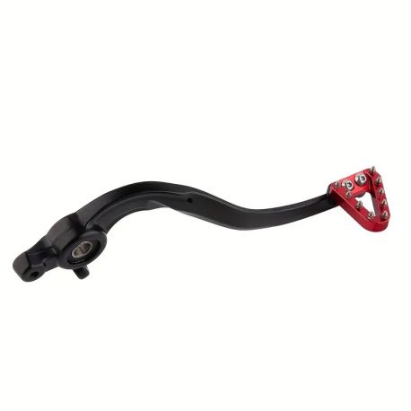 Pédale de frein 4Perf - ERZ 450cc R - CNC Rouge/Noir