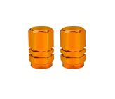 Bouchon de Valve CNC X2 - Orange
