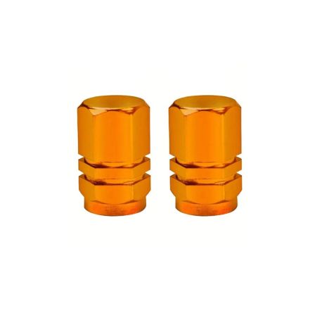 Bouchon de Valve CNC X2 - Orange
