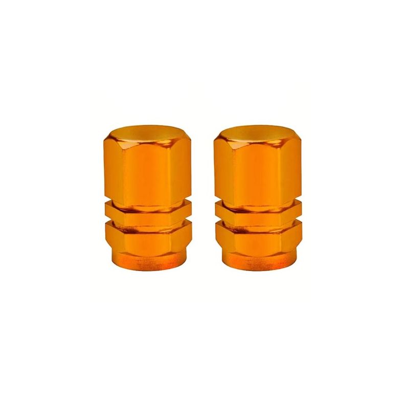 Bouchon de Valve CNC X2 - Orange