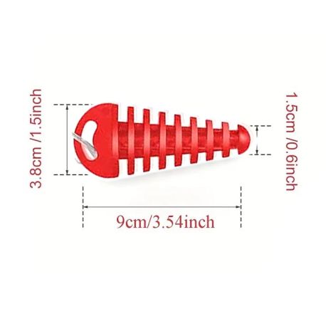 Bouchon de lavage d'échappement - Rouge